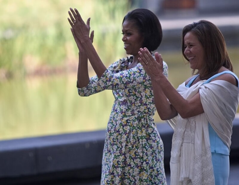 Margarita Zavala, ex Primera Dama de México, y Michelle Obama tienen mucho en común; son mujeres preparadas y madres de familia a la vez.