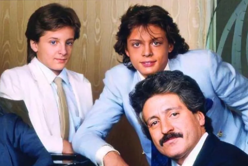 Sergio, Luis Miguel y Luisito Rey