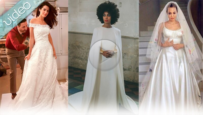 Este año, Angelina Jolie, Amal Alamuddin y Kim Kardashian fueron de las novias más espectaculares. Aquí un recuento de los diseños a los que le damos nuestro sí, acepto.