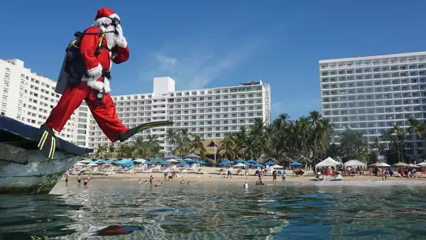 Santa Claus en Acapulco