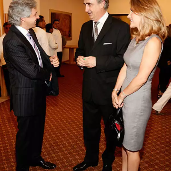 Claudio X González, Joaquín Quintana y Mónica Ochoa