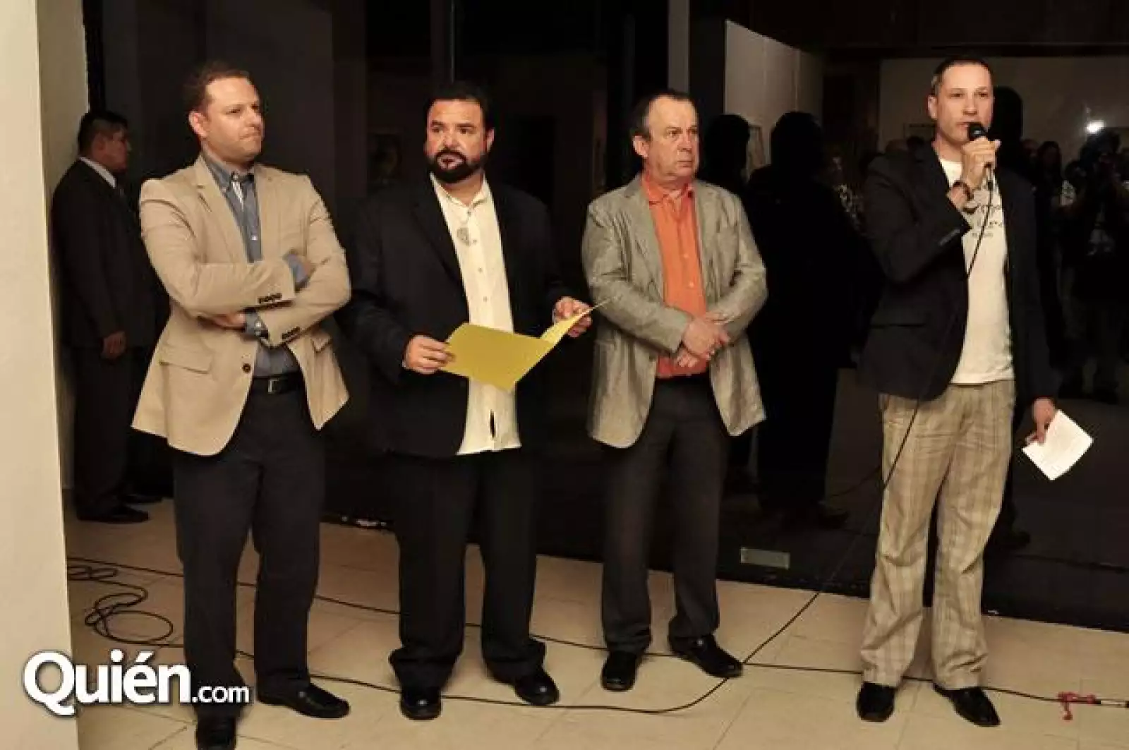 Ricardo Marcos,Mario Monge,Mauricio Fernández y César Aristóteles