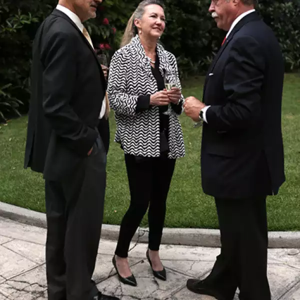 Franz Teuscher, Anita Hesketh y Gilles Vignac