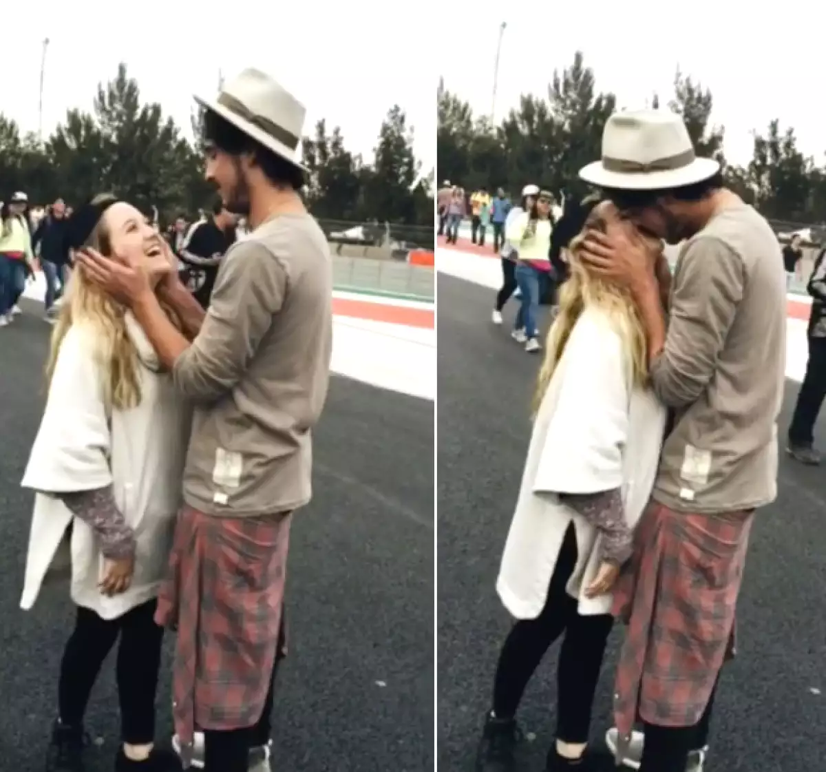 La pareja lleva más de cinco meses juntos.