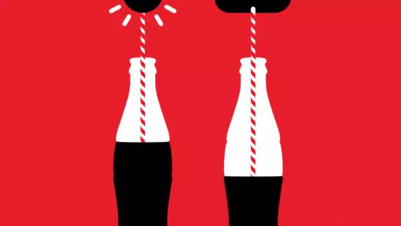 Mash-Up de la botella Coca-Cola