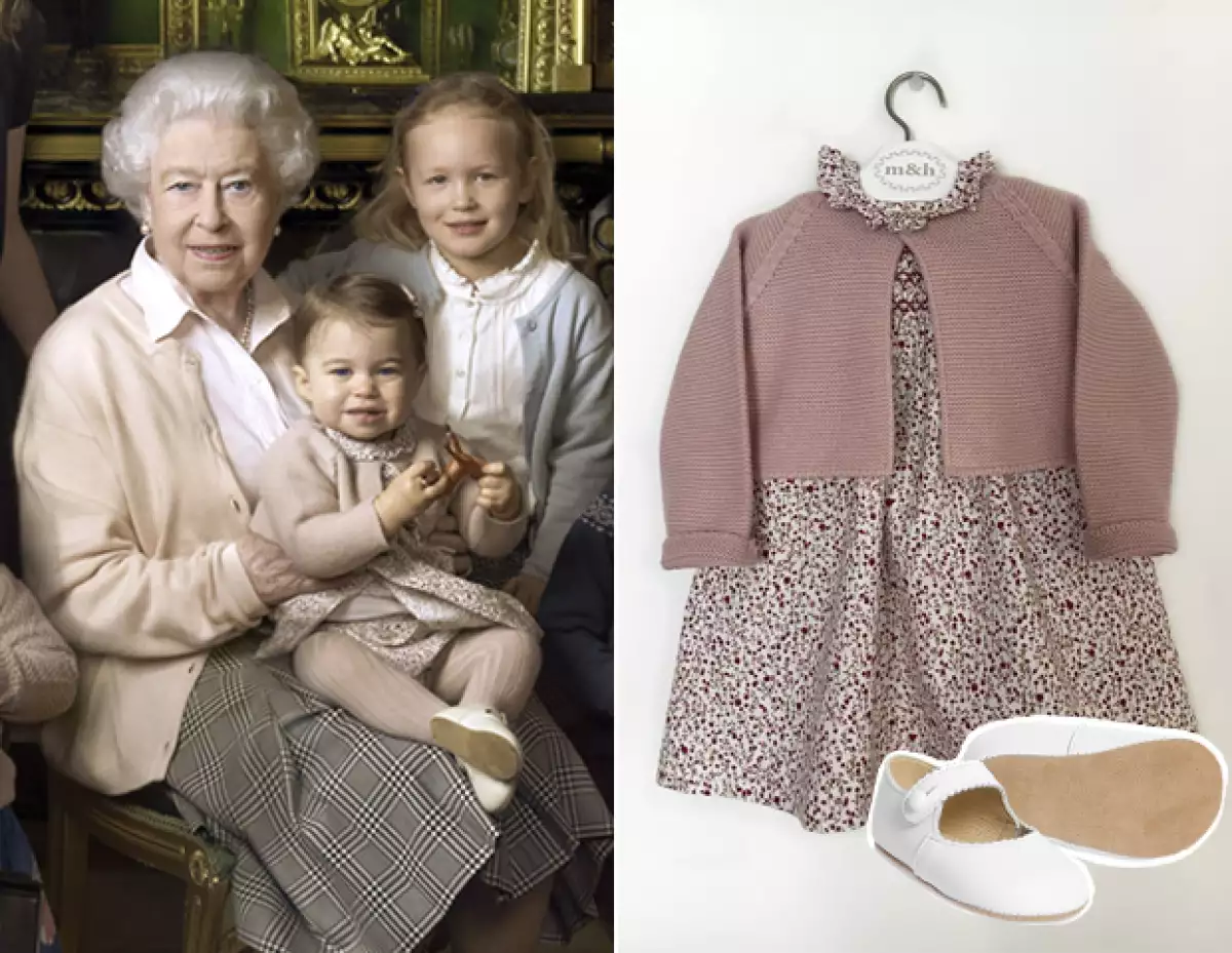 La princesa vistió un suéter y vestido de la marca española MyH.