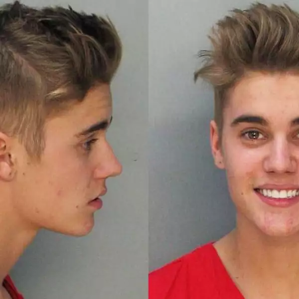 bieber arresto mugshot