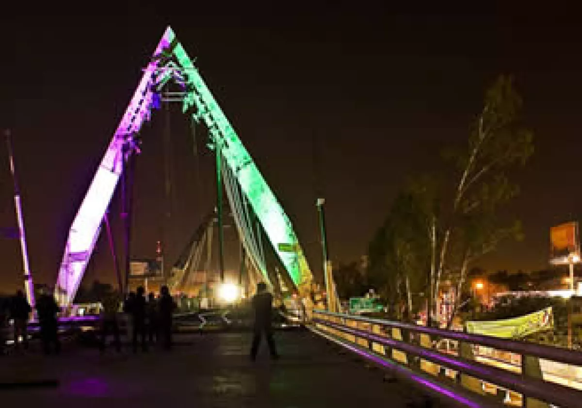 El puente atirantado de Guadalajara será una opción para reducir el tránsito. (Foto: Cortesía Gobierno de Jalisco)