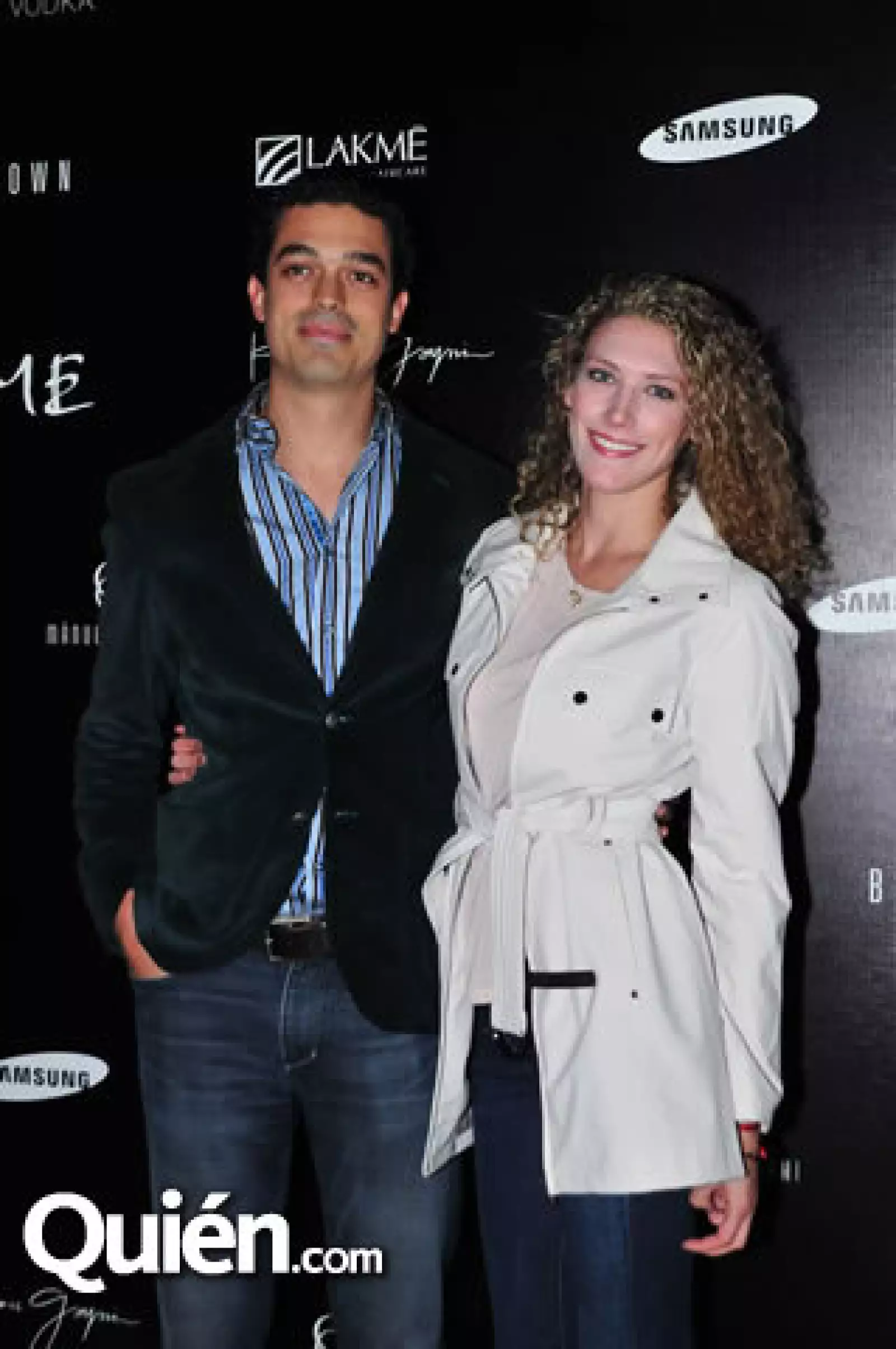 Sergio Goyri y Sofía Macel