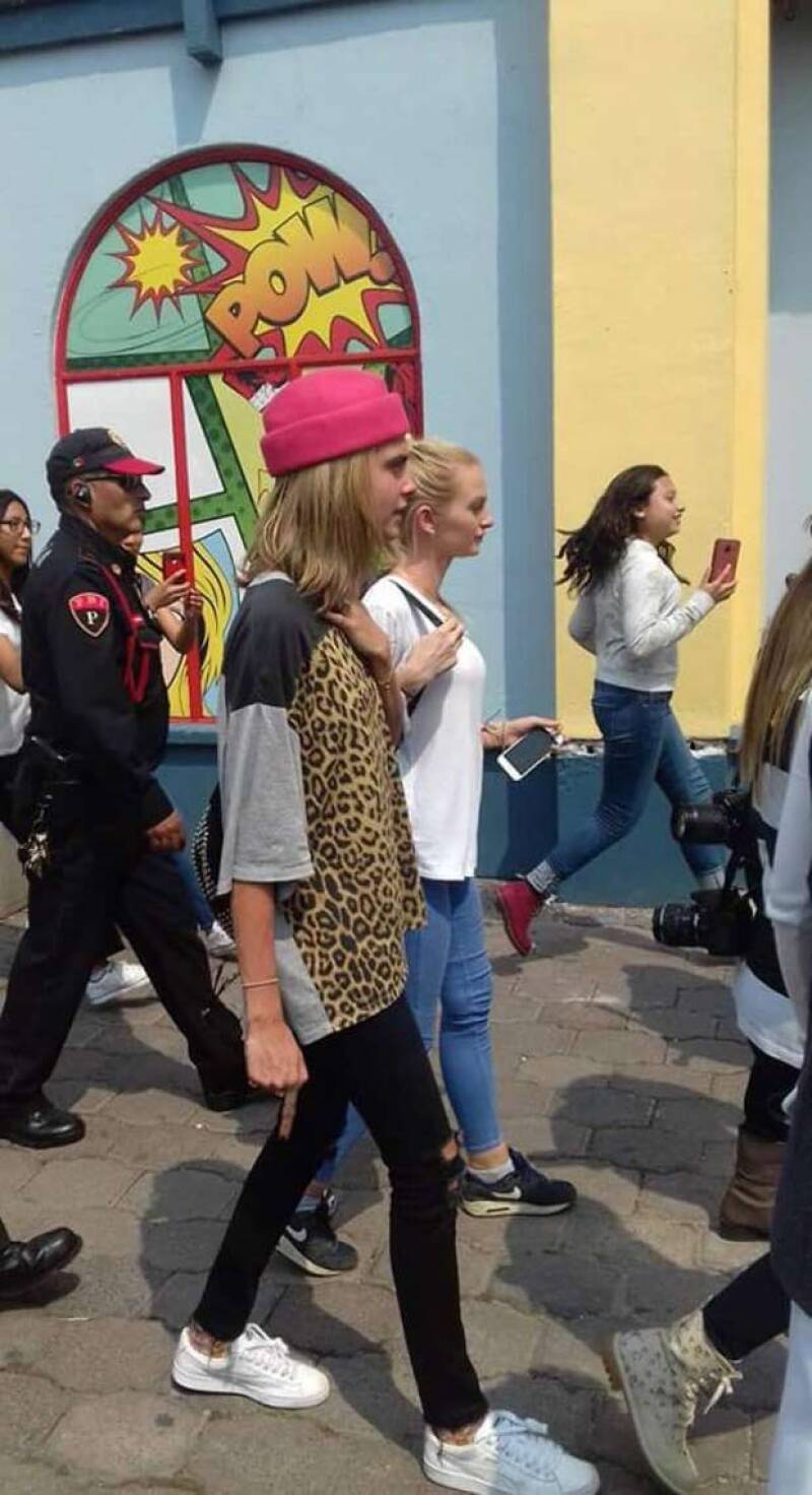 Cara terminó de promocionar su más reciente película, Suicide Squad.
