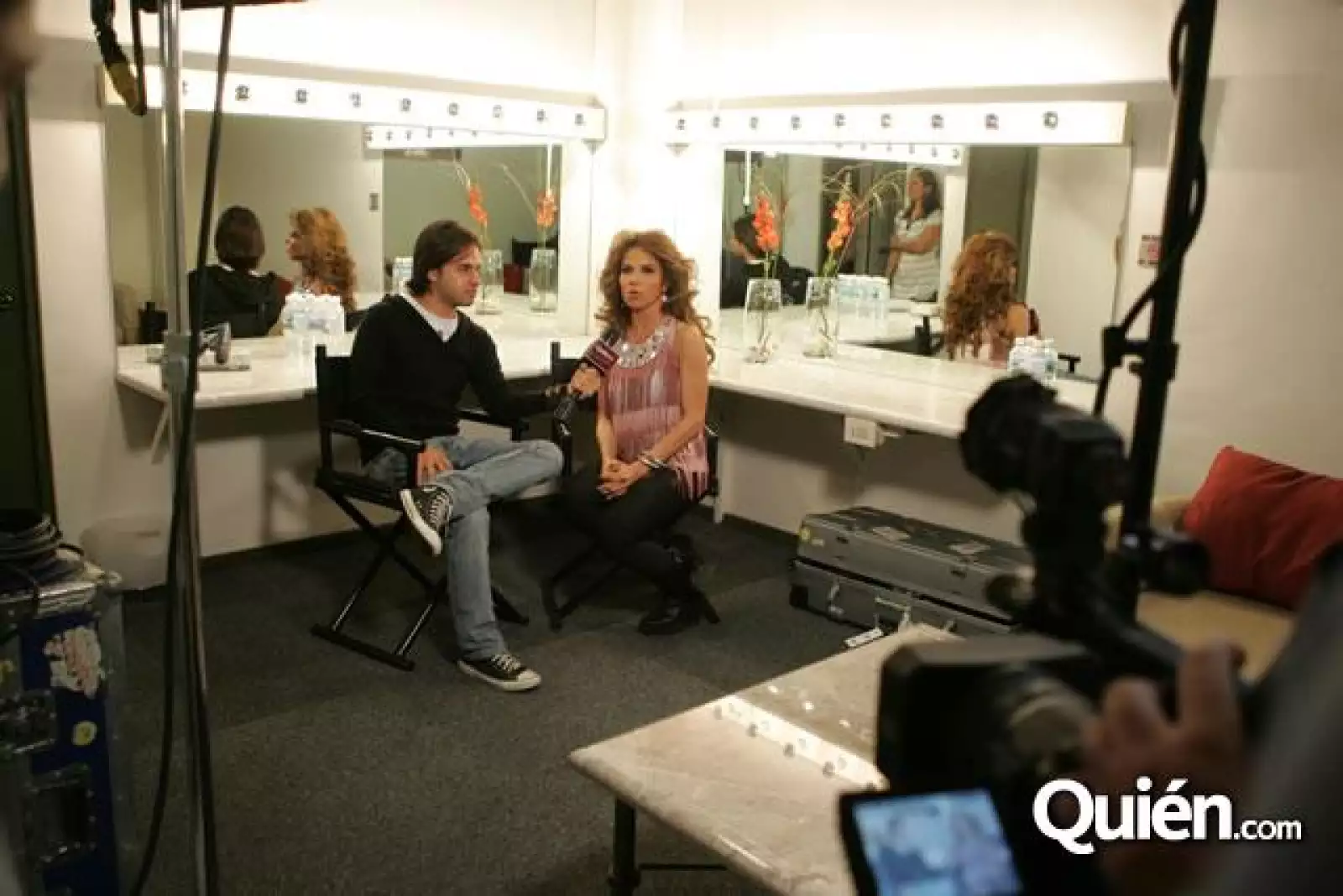 Backstage Gloria Trevi
