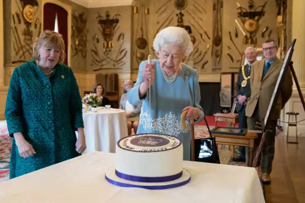 The Queen Hosts A Reception At Sandringham House On The Eve Of Accession Day