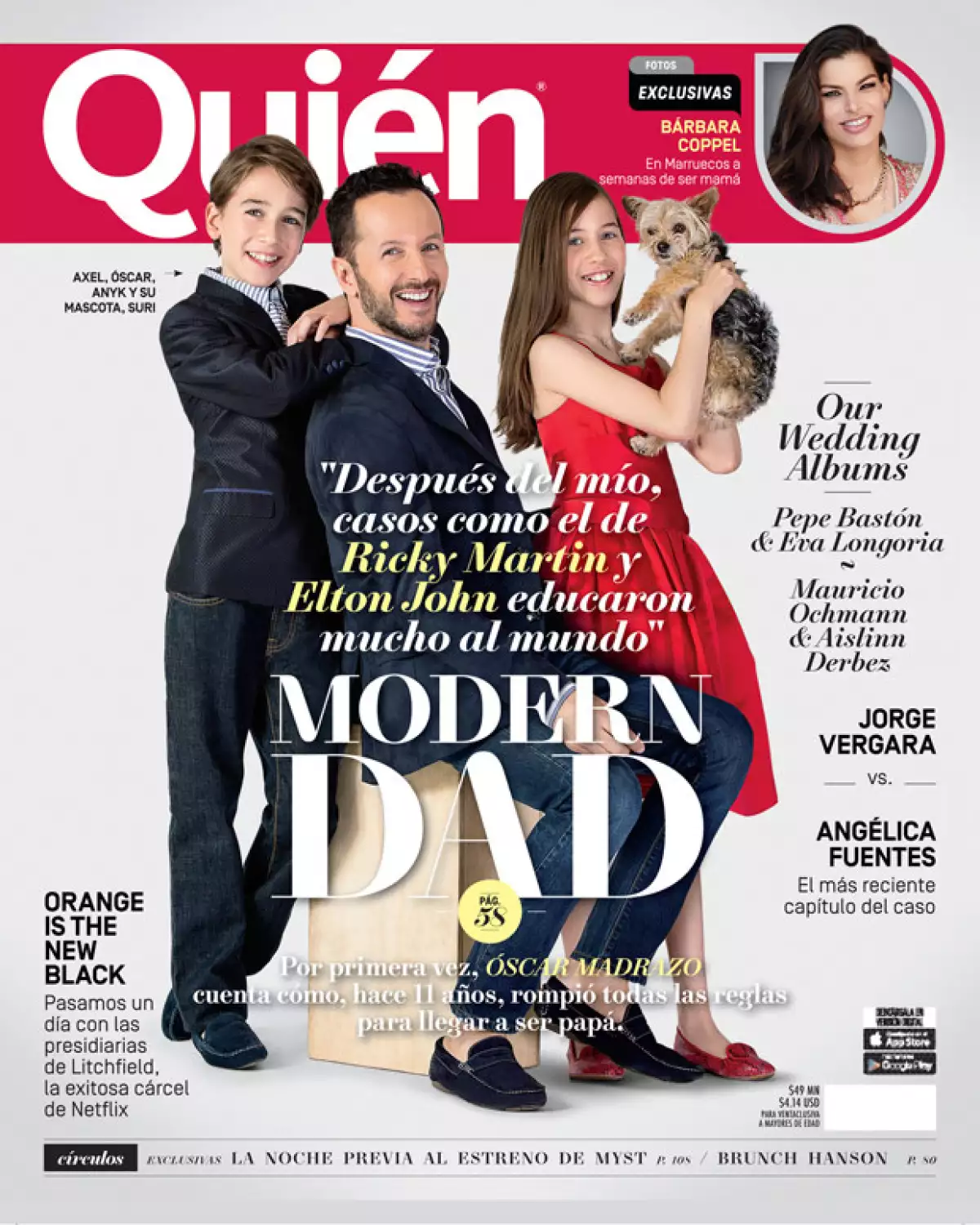 Hace 11 años que el fundador de Contempo Models quiso probar la paternidad, estuvimos en el bautizo de Axel y Anyk en ese entonces y hoy así han crecido. En exclusiva para Quién® posaron juntos.