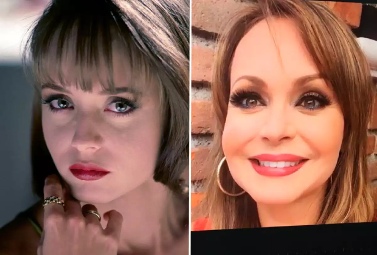 Así lucía Gaby en 1998 cuando alcanzó la fama en nuestro país (imagen de la izquierda) y así lce ahora (imagen de la derecha).