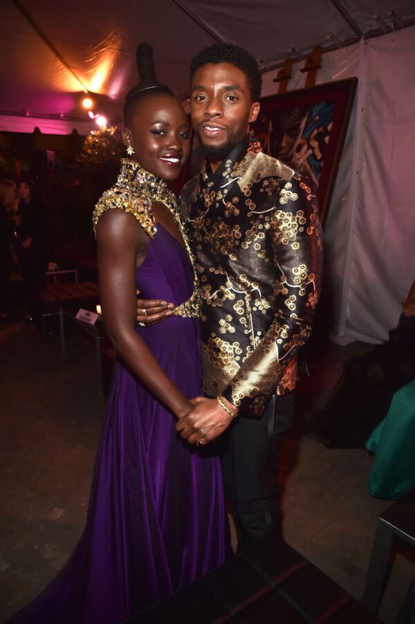 Lupita Nyong'o y Chadwick Boseman