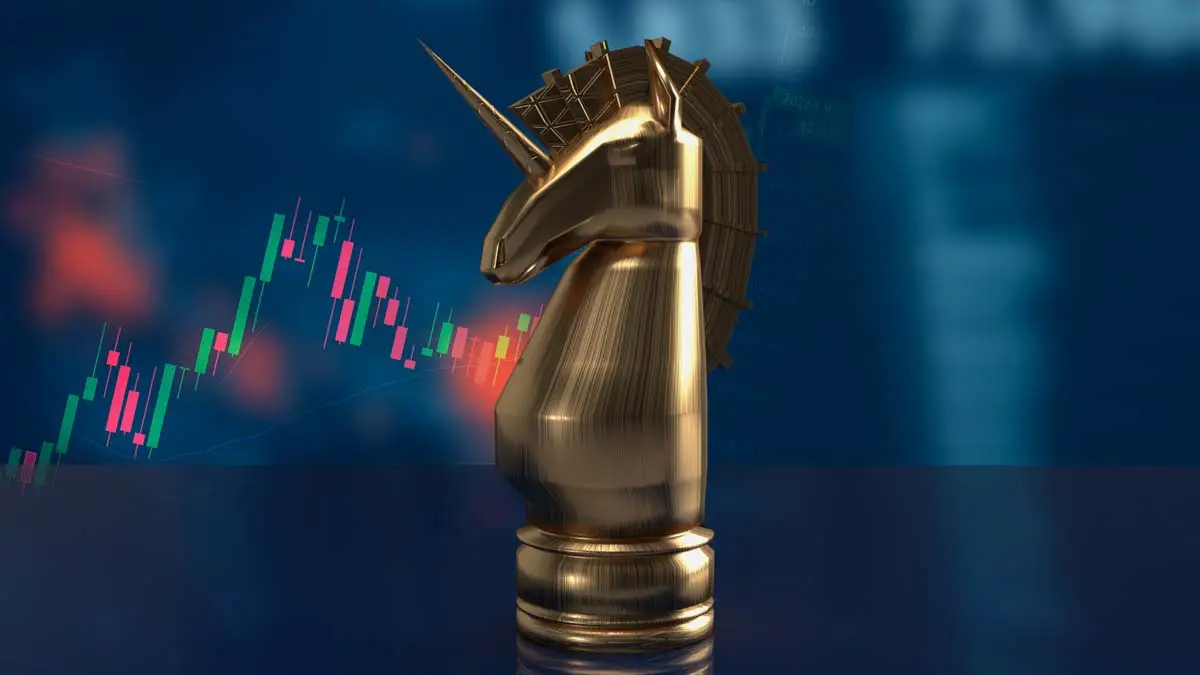 Empresas unicornio mexicanas (Pieza de ajedrez en forma de unicornio)