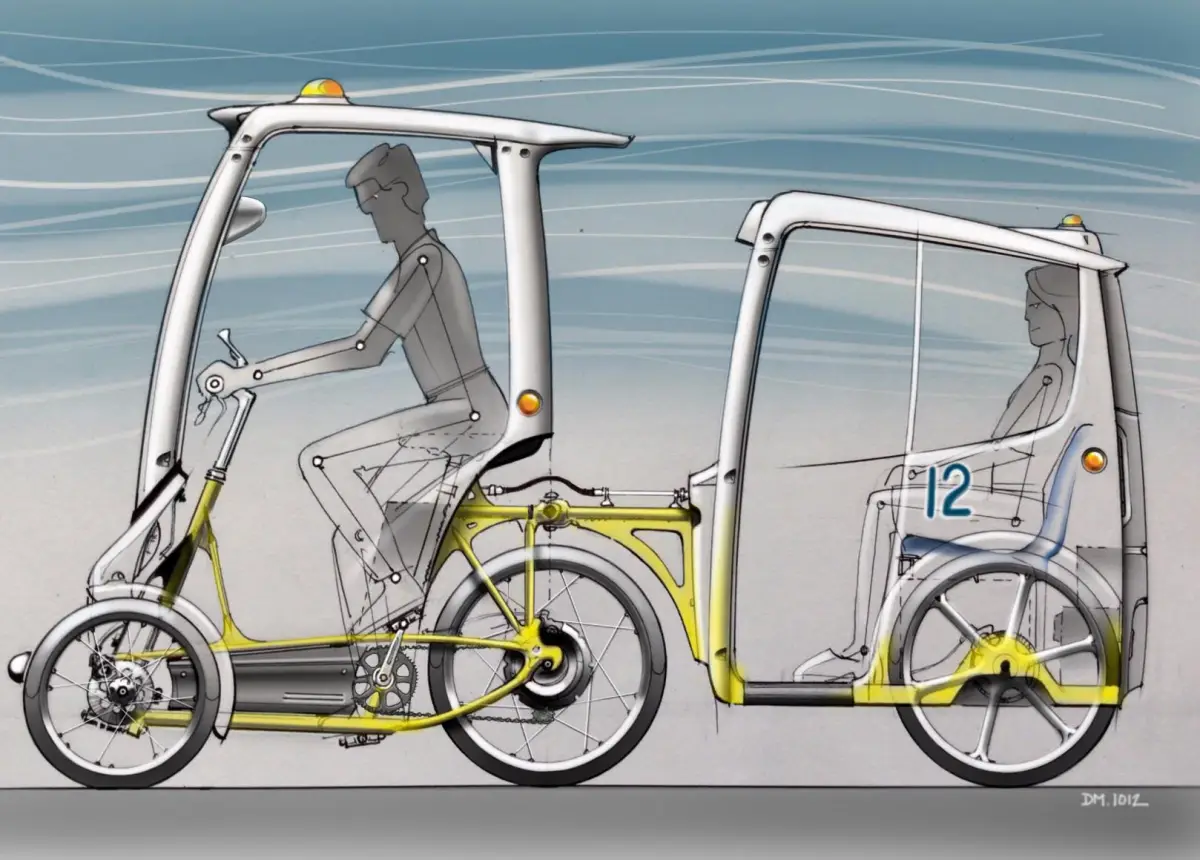 Prototipo de bicitaxi eléctrico