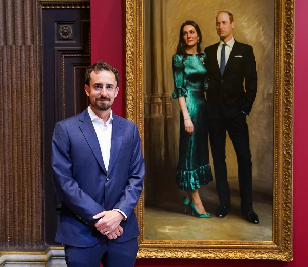 Prince William and Catherine Duchess of Cambridge official joint portrait released, Fitzwilliam Museum, Cambridge, UK - 23 Jun 2022