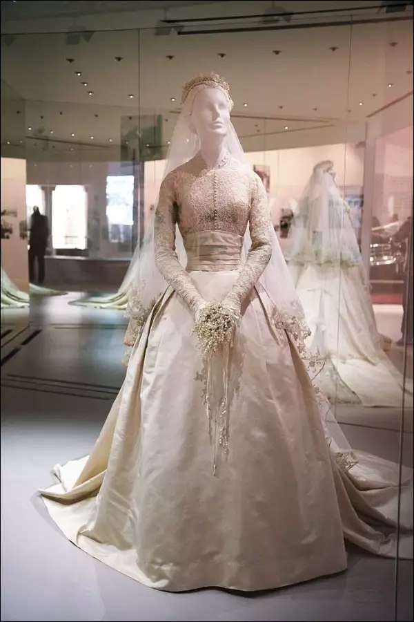 Vestido de boda de la princesa Grace Kelly