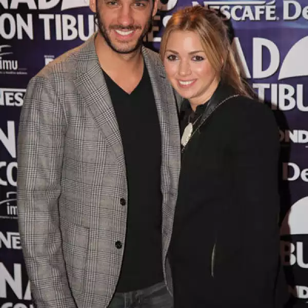 Erick Elías con Karla Guindi