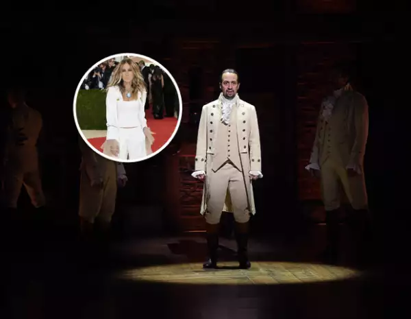 El traje de Sarah estuvo inspirado en el musical de Broadway, Hamilton.