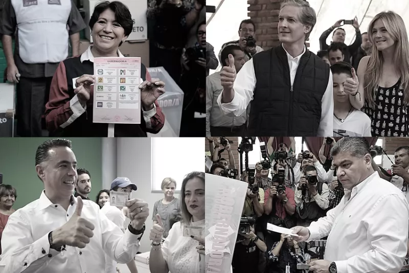 Candidatos en disputa