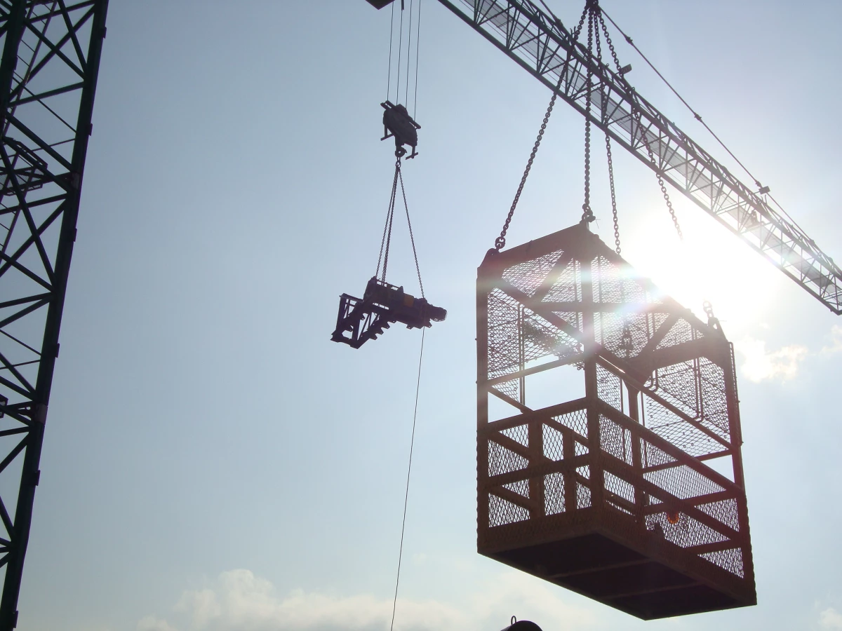 Grúa construcción