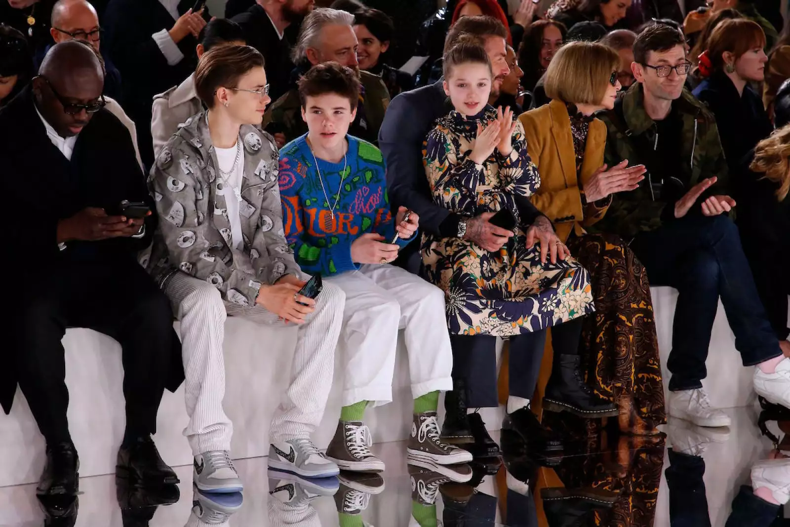 Victoria Beckham show, Front Row, Fall Winter 2020, London Fashion Week, UK - 16 Feb 2020