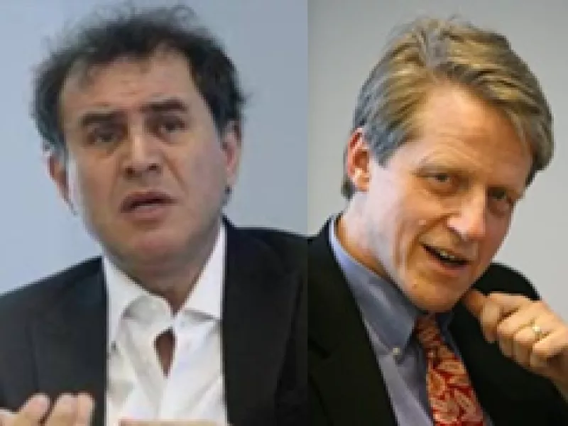 Roubini y Shiller se han convertido en dos de los conferencistas económicos más cotizados del mundo. (Foto: Reuters)