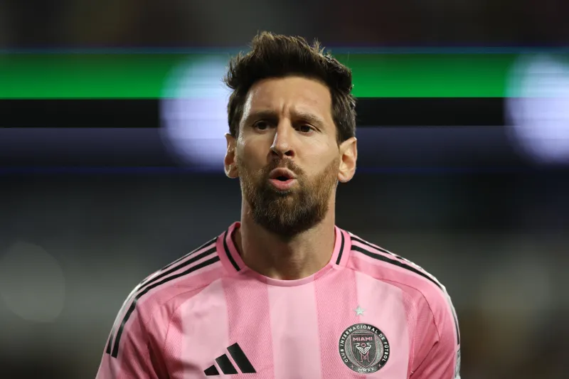 Lionel Messi, del Inter Miami CF, reacciona durante el partido de la MLS entre el Columbus Crew y el Inter Miami CF en el ScottsMiracle-Gro Field, el 27 de septiembre de 2026 en Columbus, Ohio.