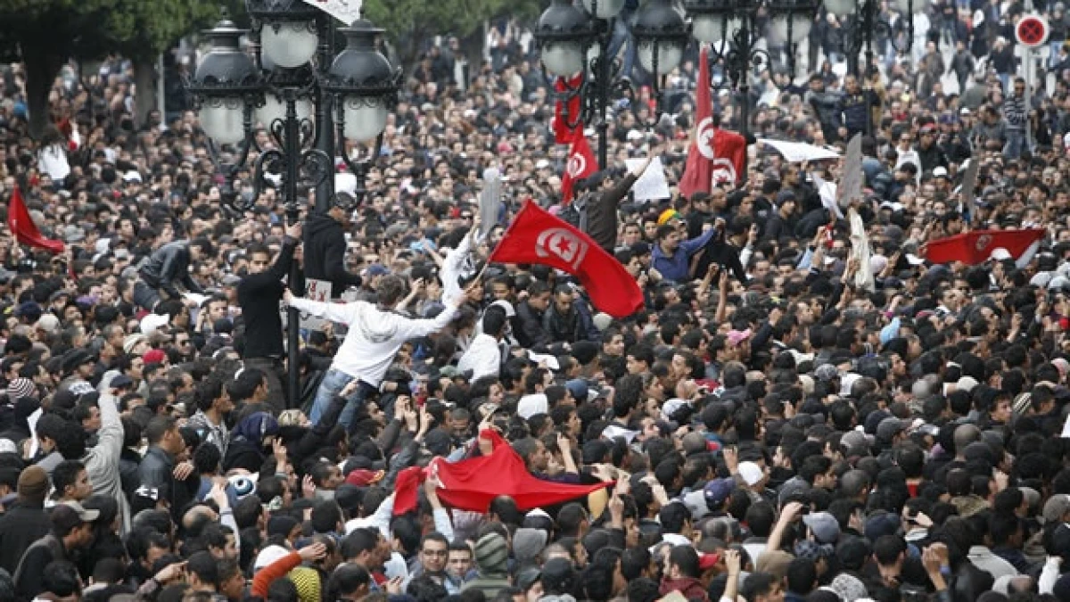 manifestaciones en tunez