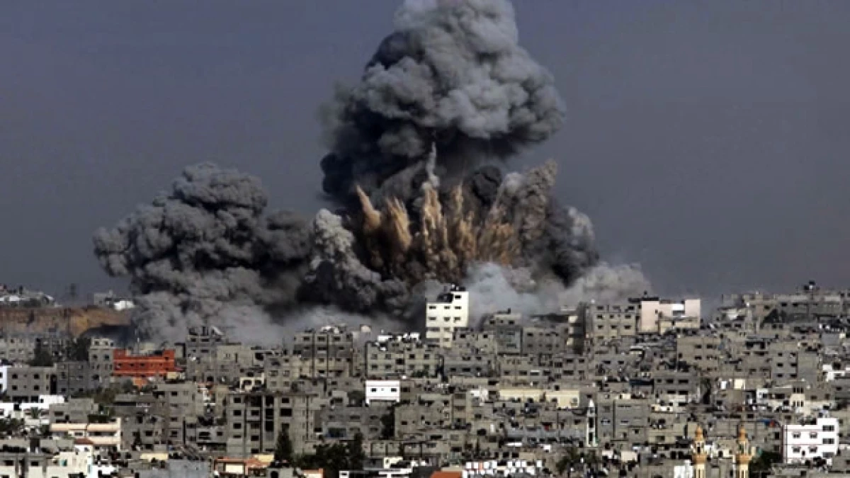 Bombardeos en Gaza