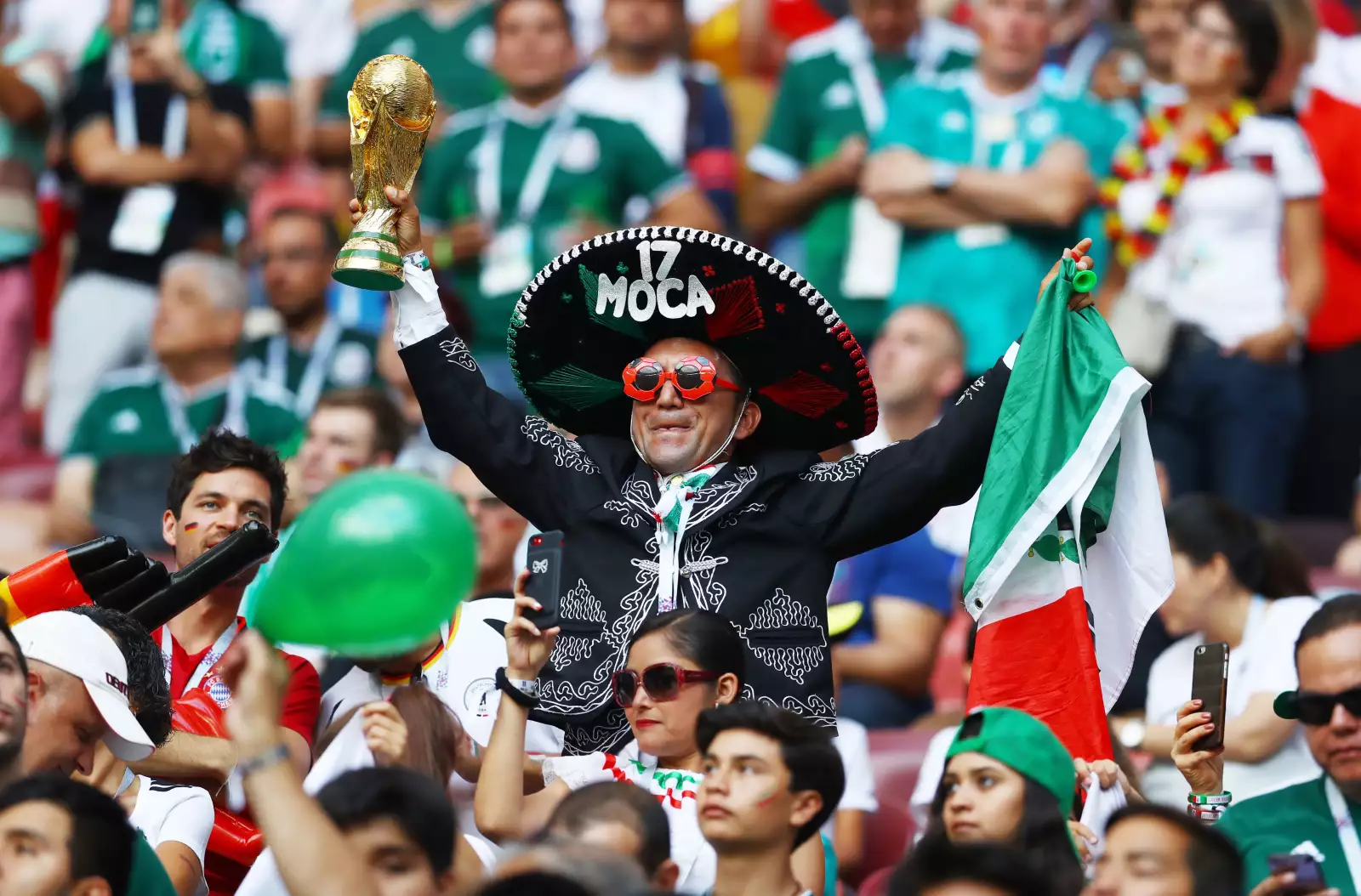 Mexicanos en el Mundial de Rusia2018.