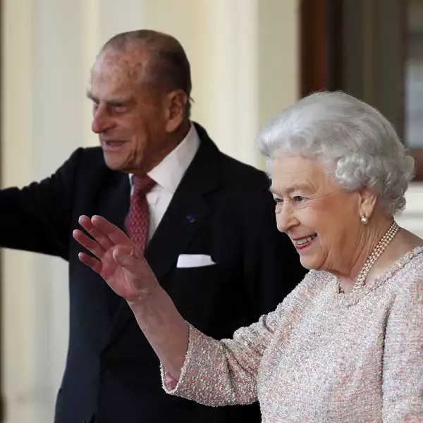 President And Mrs Santos Bid Farewell To The Queen And The Duke Of Edinburgh