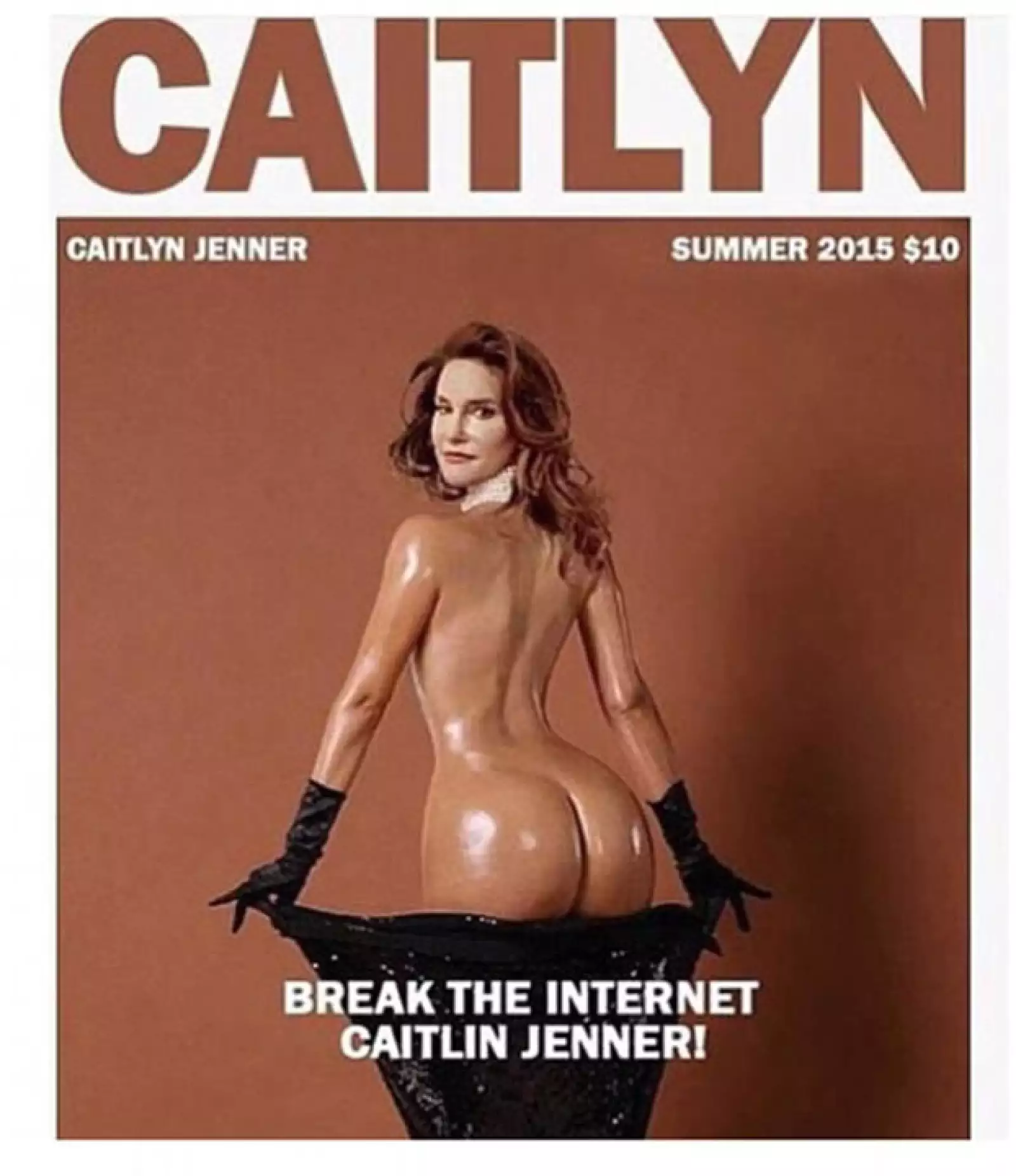 Las comparaciones entre la portada de Kim Kardashian y la de Caitlyn Jenner no se hicieron esperar.