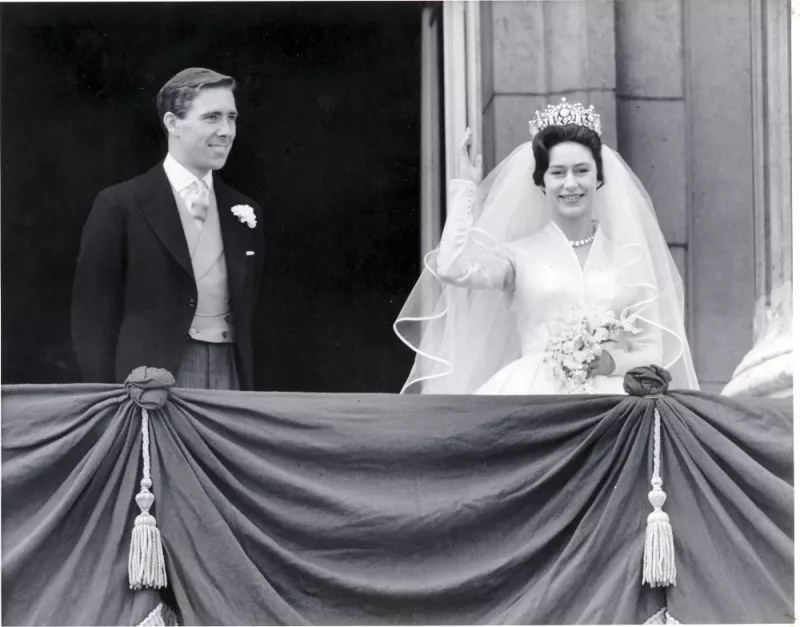 Antony Armstrong Jones y la princesa Margarita