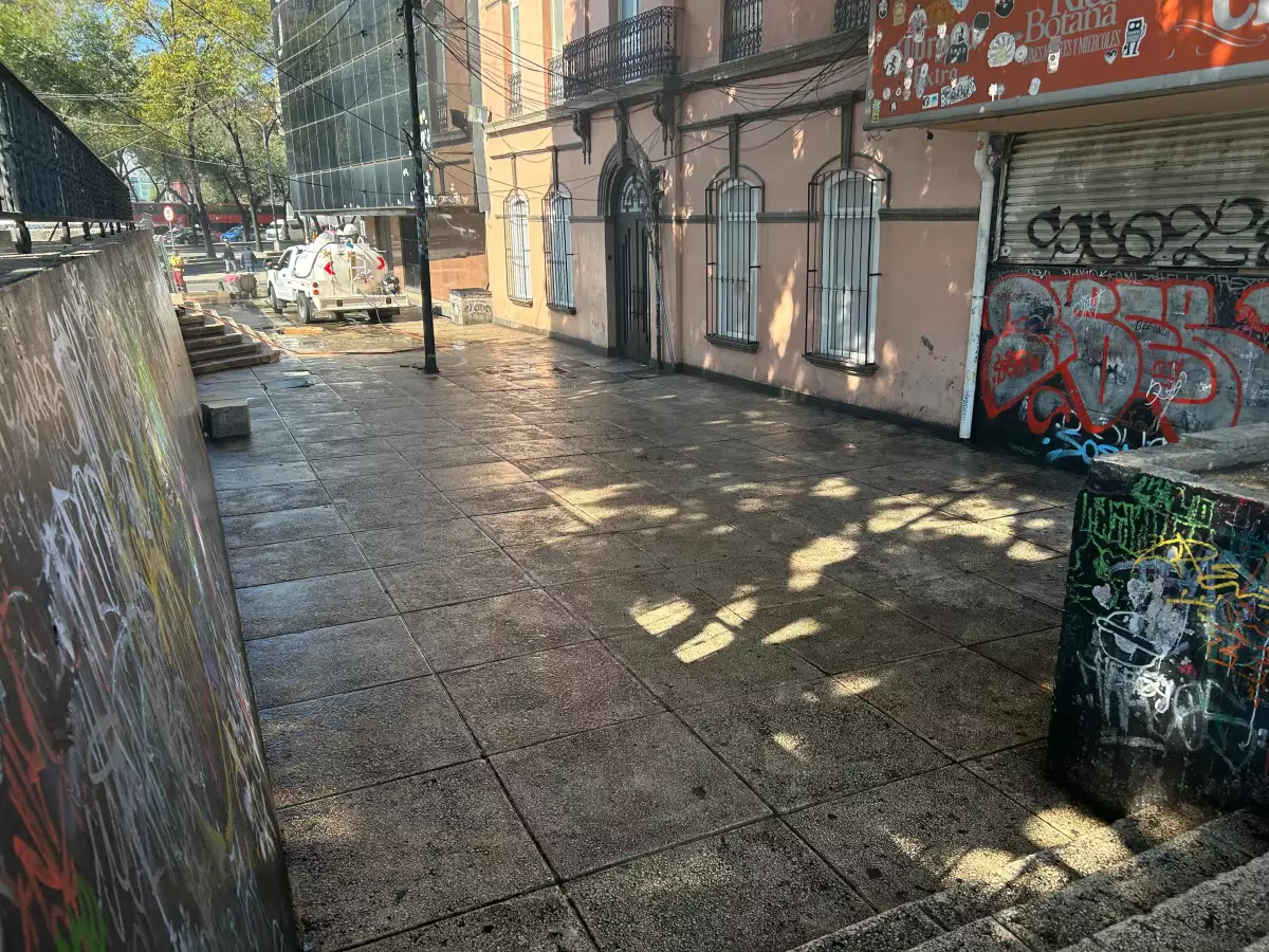 CDMX authorities relocate space 420 that was in Metro Hidalgo free space