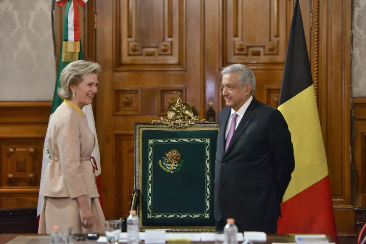 Visita AMLO Belgica