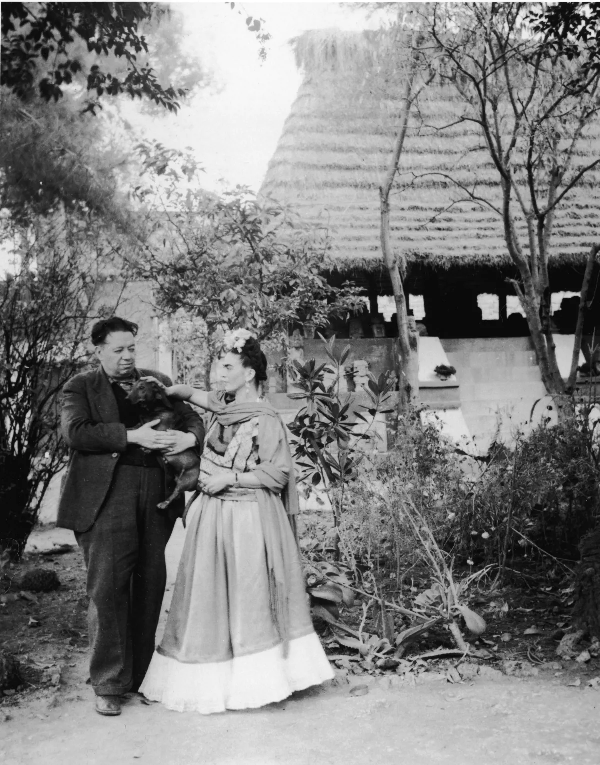 Rivera, Kahlo, & Dog