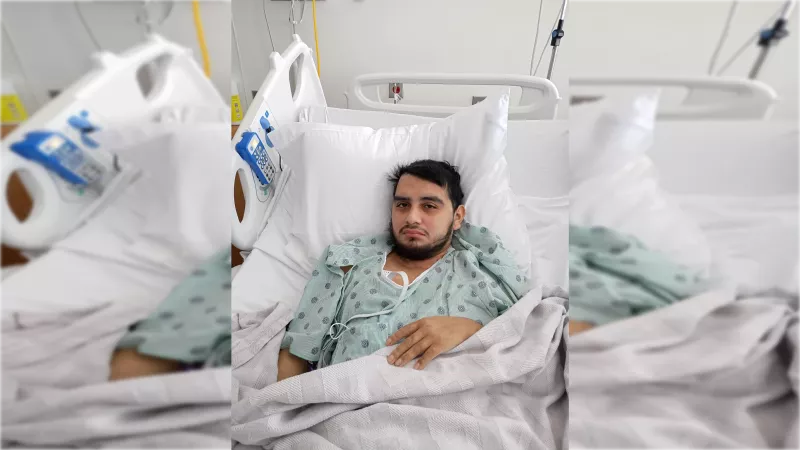 Jacobo fue asaltado en EU y vida pende de un hilo mientras espera un permiso humanitario