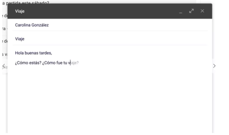 Smart Compose de Gmail