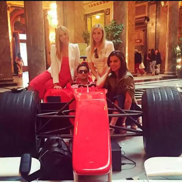 Bárbara se contagió con la euforia del Grand Prix de Mónaco.