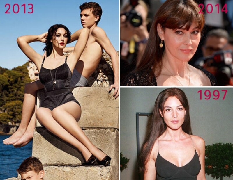Monica Bellucci. Edad 50 años.