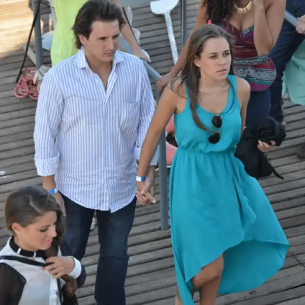 Alex Rodríguez y Paloma Rivero