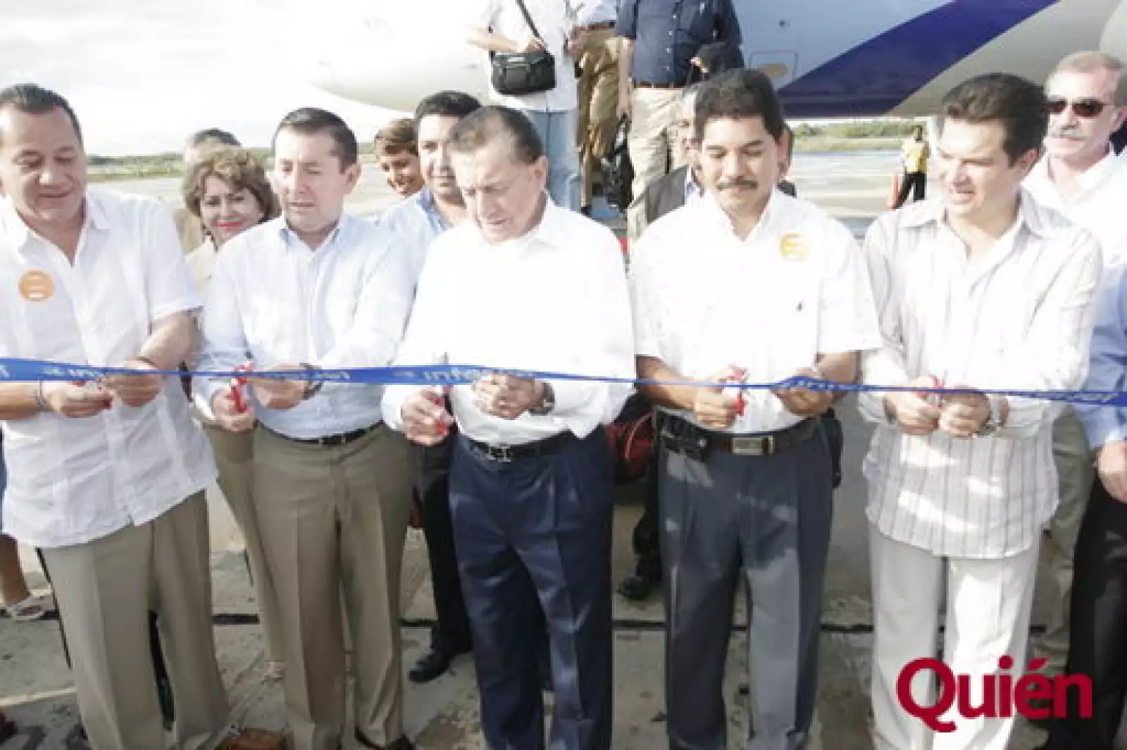 Ernesto Ruíz, Zeferino Torreblanca, Miguel Alemán Velázco, Silvano Blanco, Miguel Alemán Magnani