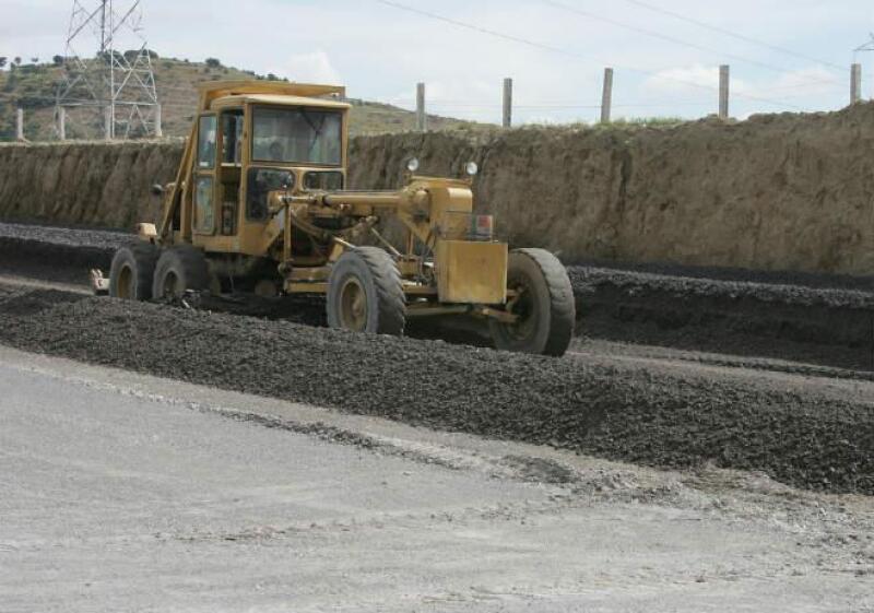 carretera en construcci�n