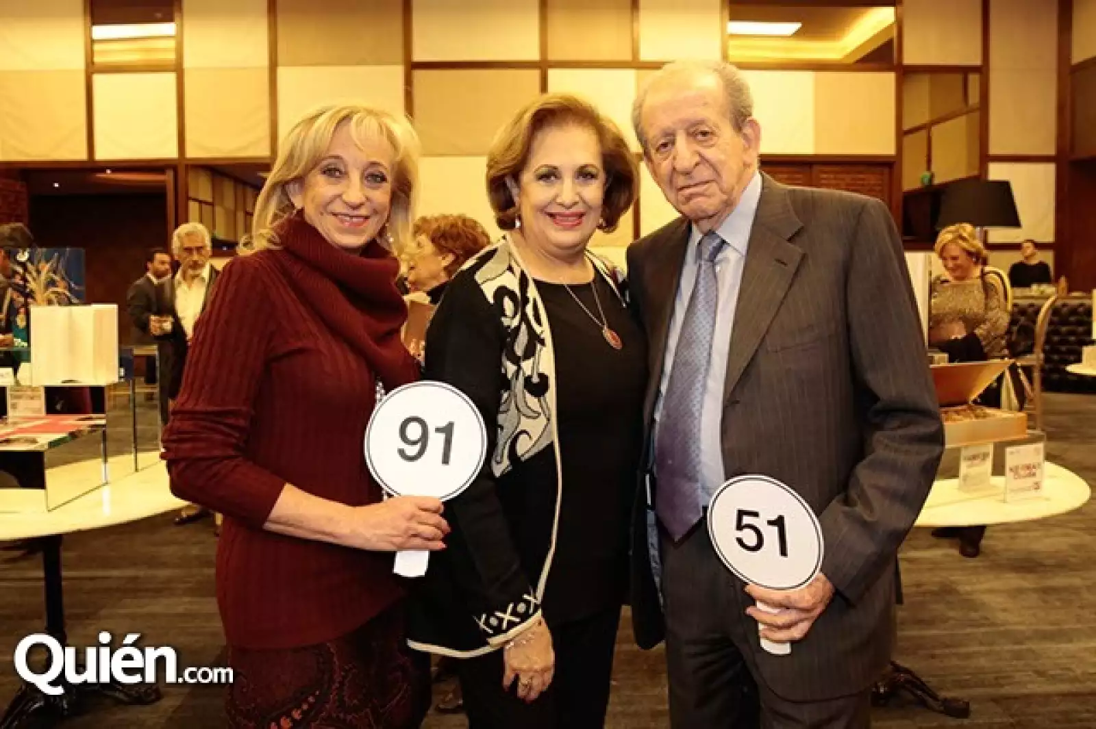 Mary Bissu, Raquel y Adolfo Mussali