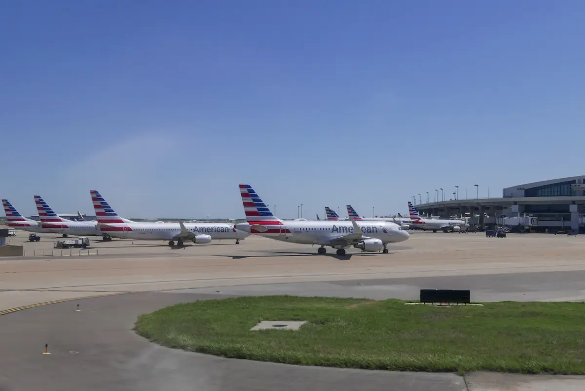 American Airlines Airplanes at DFW Airport