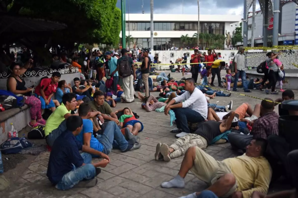 Migrantes de Honduras en México