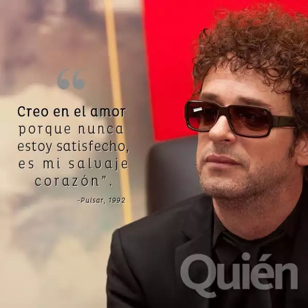 10 frases de amor y pasión de Gustavo Cerati